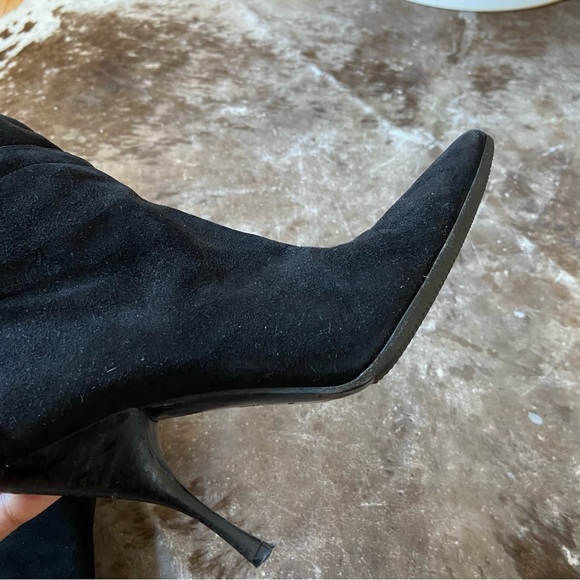 Miu Miu Black Leather Boots - Picture 2 of 7